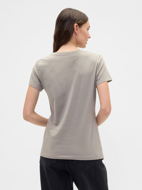 Женская футболка GAP с логотипом 1159846307 (Коричневый L)