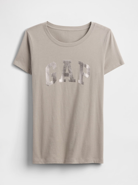 Женская футболка GAP с логотипом 1159846307 (Коричневый L)