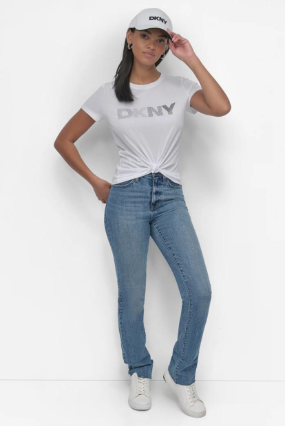 Футболка DKNY з логотипом 1159846381 (Білий M)