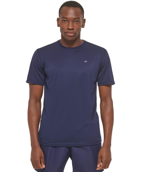 Мужская футболка UPF 40+ Calvin Klein с логотипом 1159846395 (Синий M)