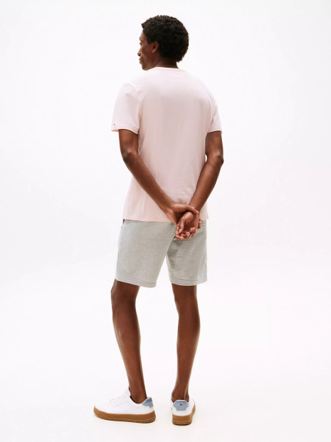 Мужская футболка Tommy Hilfiger с логотипом 1159846425 (Розовый M)
