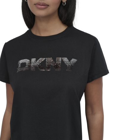 Футболка DKNY с логотипом 1159846445 (Черный M)