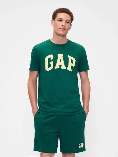 Футболка мужская GAP с логотипом 1159846460 (Зеленый M)