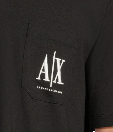 Футболка Armani Exchange з кишенею 1159846499 (Чорний M)