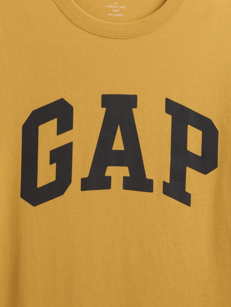 Футболка мужская GAP с логотипом 1159846522 (Желтый XL)