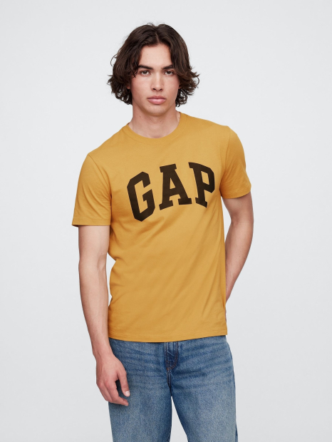 Футболка мужская GAP с логотипом 1159846521 (Желтый L)