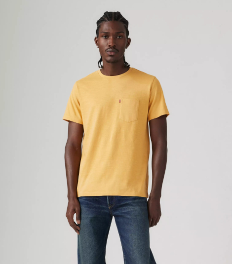 Футболка чоловіча Levi's з кишенею 1159846537 (Жовтий XXL)