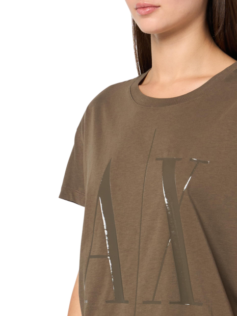 Женская футболка Armani Exchange 1159846599 (Коричневый M)