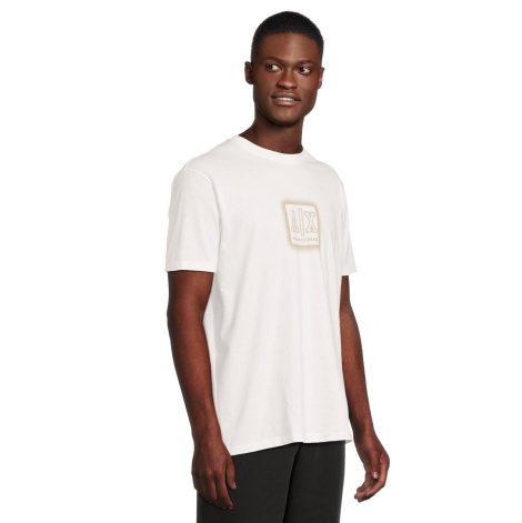 Футболка Armani Exchange с логотипом 1159846661 (Молочный S)