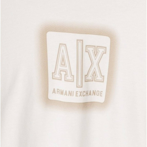 Футболка Armani Exchange с логотипом 1159846661 (Молочный S)