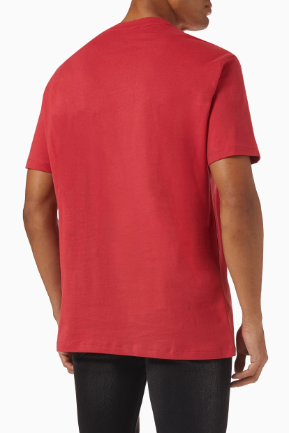 Мужская футболка Armani Exchange с логотипом 1159846864 (Красный M)