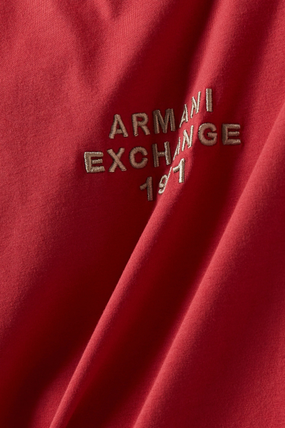 Мужская футболка Armani Exchange с логотипом 1159846864 (Красный M)