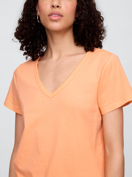 Женская футболка GAP 1159847011 (Оранжевый M)