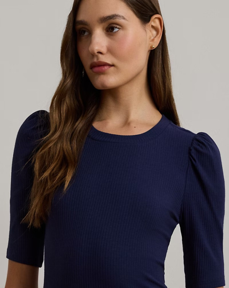 Женская футболка Ralph Lauren 1159847294 (Синий XXL)