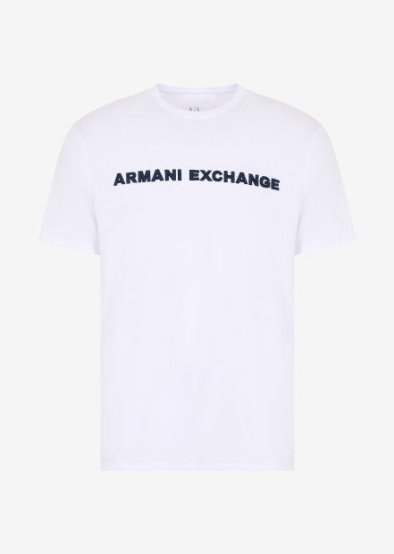 Футболка Armani Exchange с логотипом 1159847326 (Белый XXL)
