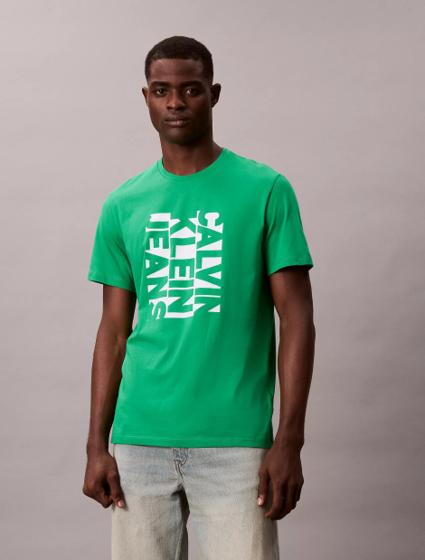 Мужская футболка Calvin Klein с логотипом 1159847484 (Зеленый XL)