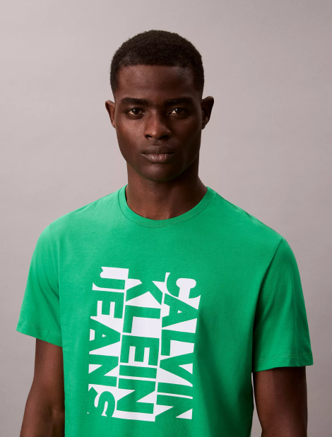 Мужская футболка Calvin Klein с логотипом 1159847484 (Зеленый XL)