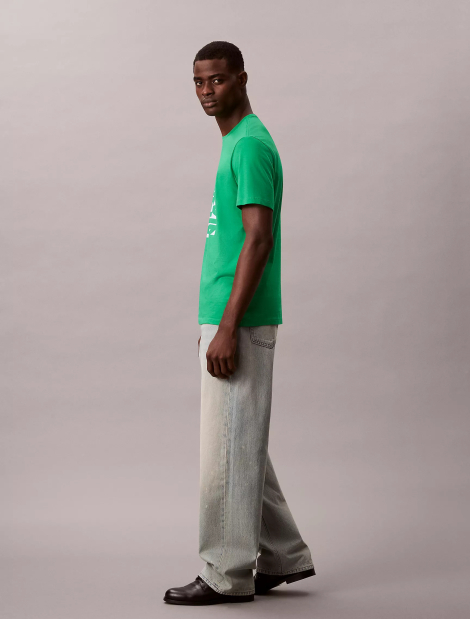 Мужская футболка Calvin Klein с логотипом 1159847484 (Зеленый XL)