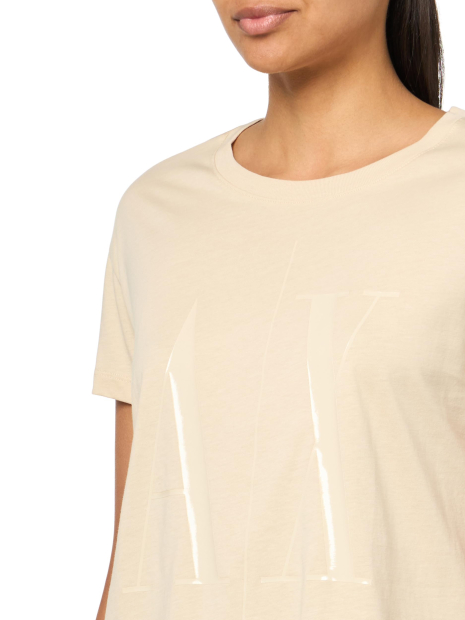 Женская футболка Armani Exchange 1159847488 (Бежевый XL)