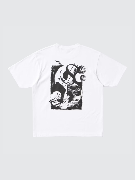 Футболка UNIQLO UT з принтом Andy Warhol 1159847561 (Білий M)