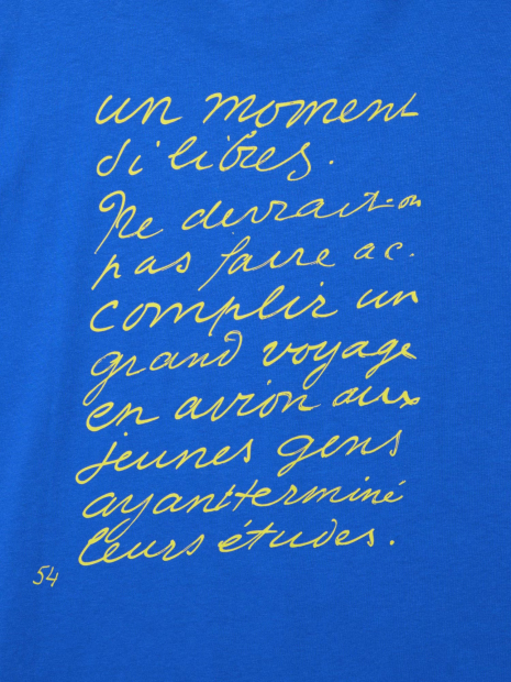 Футболка UNIQLO з принтом Henri Matisse 1159847567 (Синій XL)