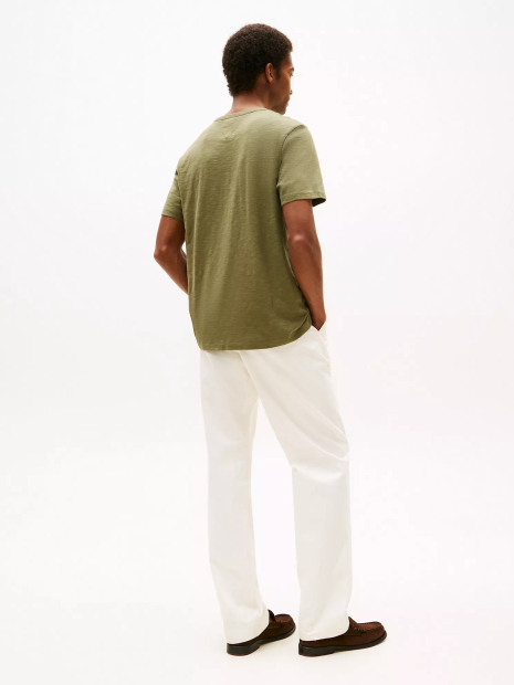 Футболка чоловіча Tommy Hilfiger з принтом 1159847602 (Зелений L)