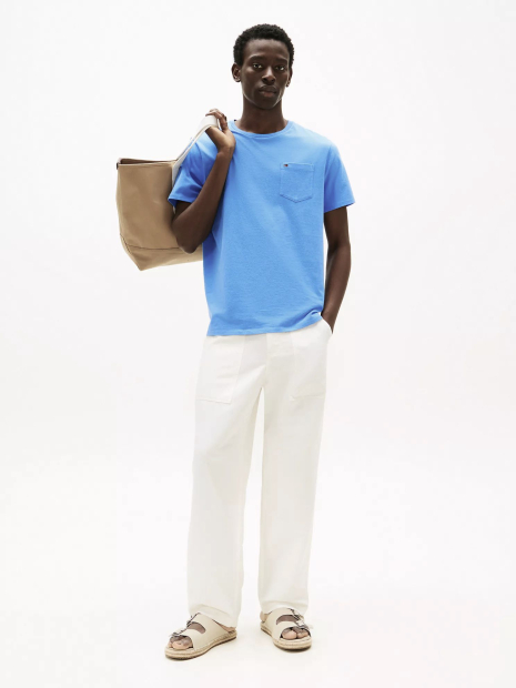 Мужская футболка Tommy Hilfiger 1159847677 (Синий M)