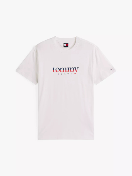 Футболка мужская Tommy Hilfiger с логотипом 1159847681 (Молочный L)