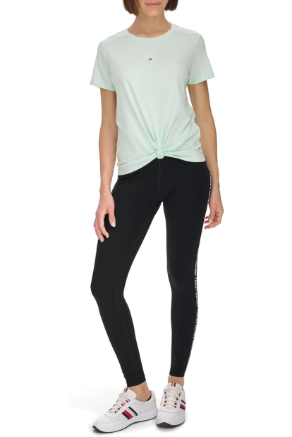 Жіноча футболка Tommy Hilfiger з логотипом 1159847703 (Зелений L)