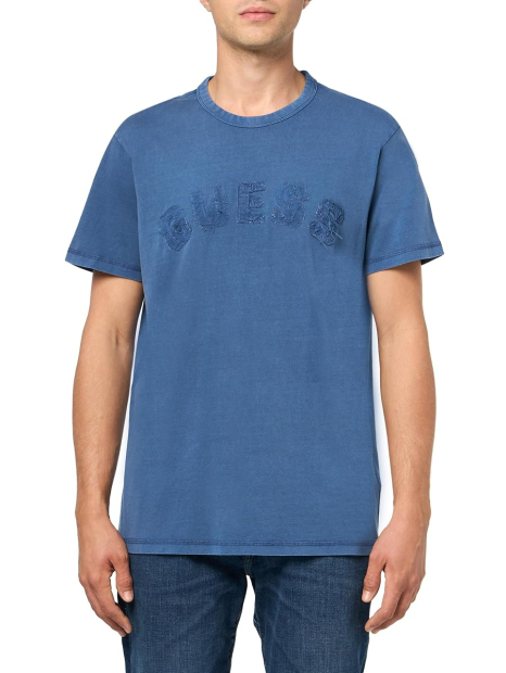 Мужская футболка Guess с логотипом 1159847704 (Синий M)