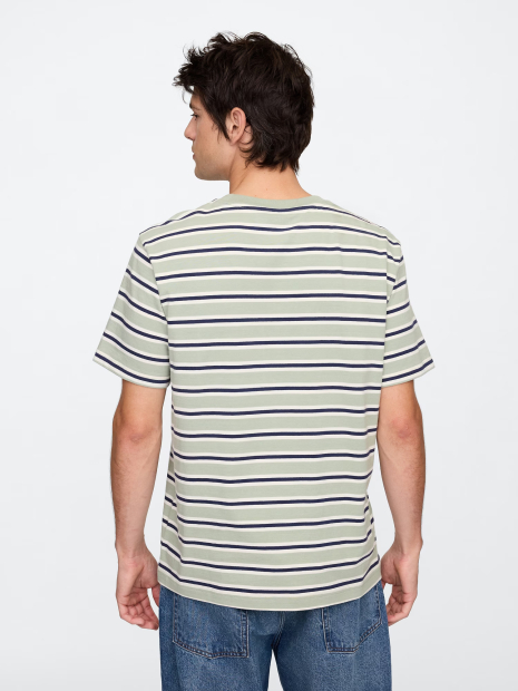 Мужская футболка GAP с карманом 1159847926 (Зеленый L)