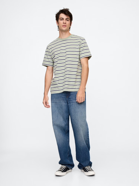 Мужская футболка GAP с карманом 1159847926 (Зеленый L)