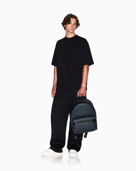 Футболка Armani Exchange с надписью в тон 1159847966 (Черный XL)