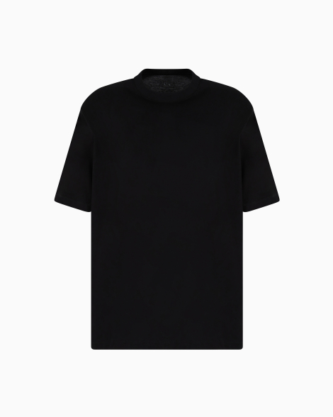 Футболка Armani Exchange с надписью в тон 1159847966 (Черный XL)