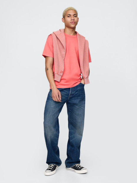 Мужская футболка GAP 1159847975 (Розовый XL)