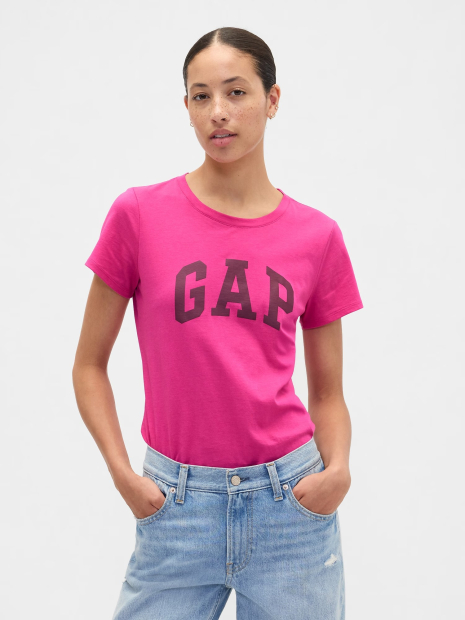 Яркая футболка GAP 1159848053 (Розовый XS)