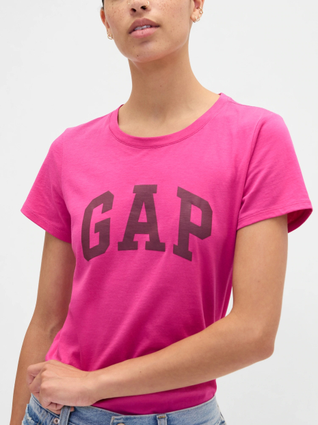 Яркая футболка GAP 1159848042 (Розовый XXL)