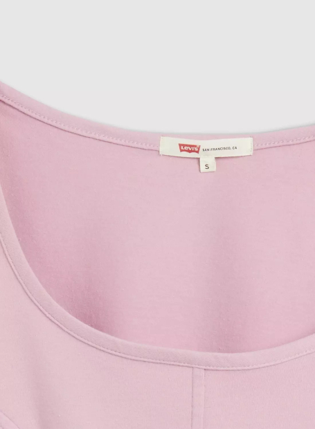 Женская укороченная футболка Levi's 1159848117 (Розовый L)