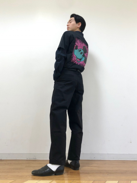 Футболка UNIQLO с Mickey Mouse 1159848370 (Черный XXL)