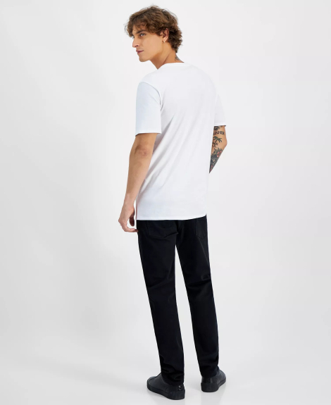 Мужская футболка Karl Lagerfeld Paris с объемным логотипом 1159848439 (Белый L)