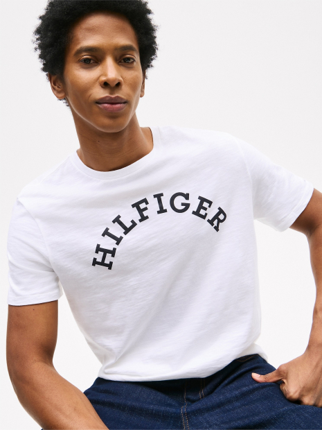 Мужская футболка Tommy Hilfiger 1159849121 (Белый XL)