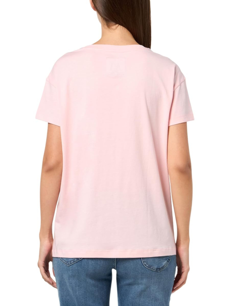 Женская футболка Armani Exchange с логотипом 1159848768 (Розовый S)