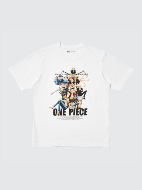 Футболка UT Archive One Piece UNIQLO с принтом 1159849053 (Белый XL)