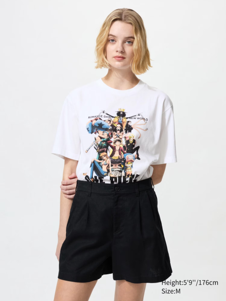 Футболка UT Archive One Piece UNIQLO с принтом 1159849053 (Белый XL)