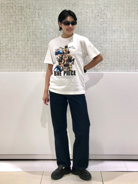 Футболка UT Archive One Piece UNIQLO с принтом 1159849053 (Белый XL)