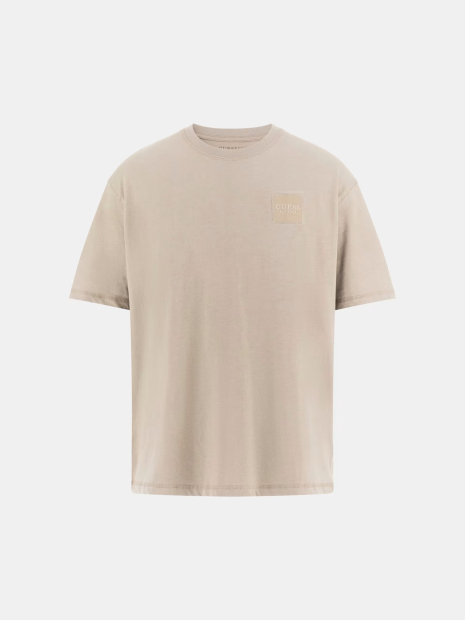 Мужская футболка Guess с логотипом 1159849087 (Бежевый XL)