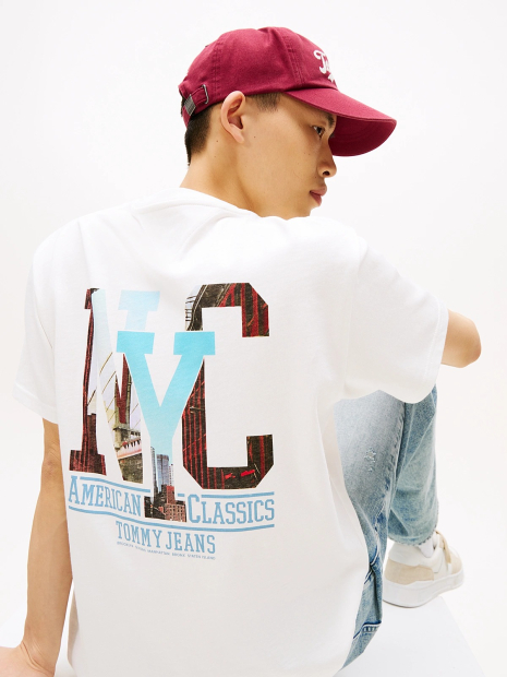 Мужская футболка Tommy Hilfiger 1159849124 (Белый M)