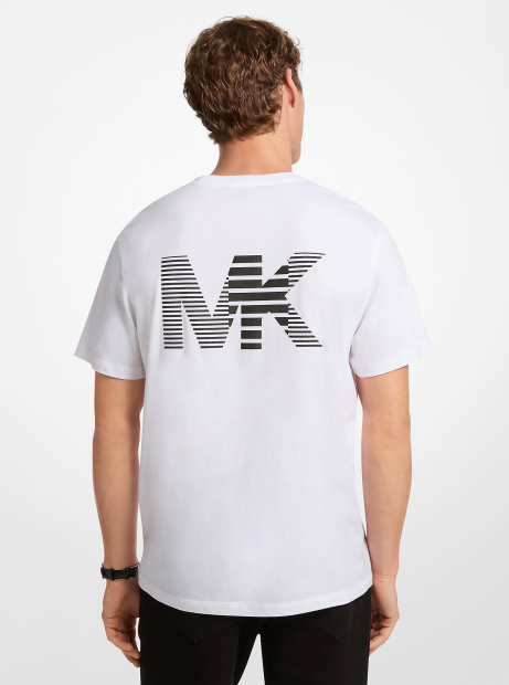 Мужская футболка Michael Kors с логотипом 1159849293 (Белый L)