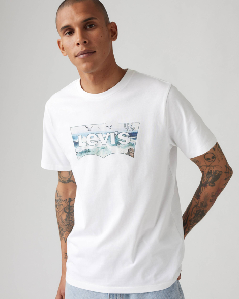 Футболка чоловіча Levi's 1159849599 (Білий XL)