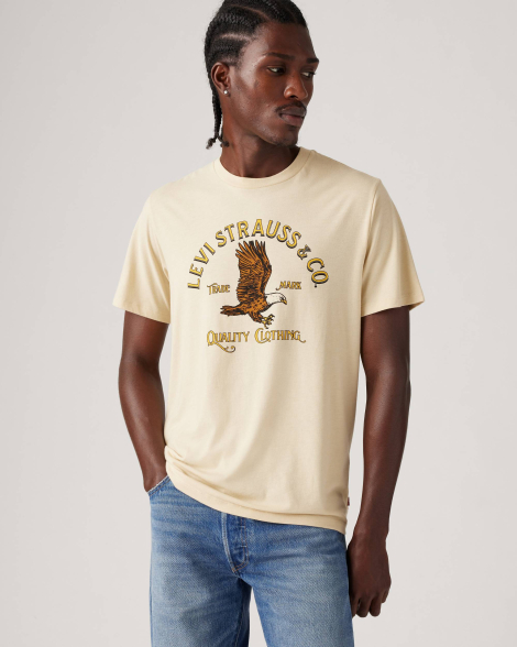 Футболка чоловіча Levi's 1159849611 (Бежевий M)